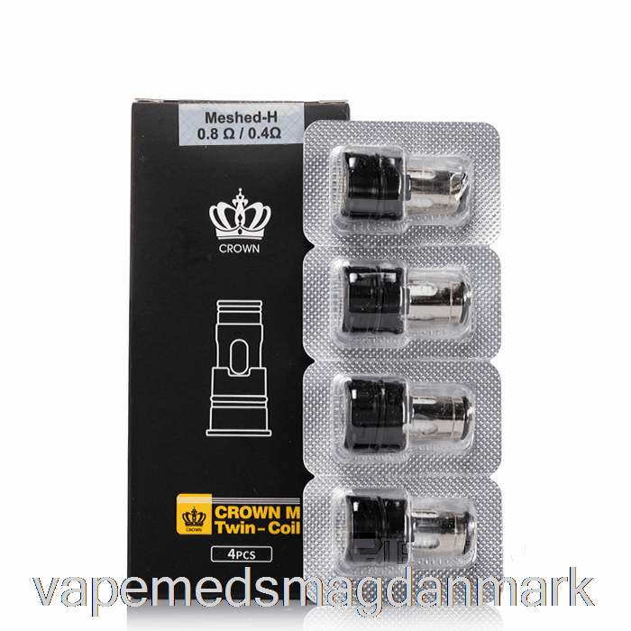 Vape Juice Uwell Crown M Erstatningsspoler 0,4/0,8ohm Crown M Twin Coils